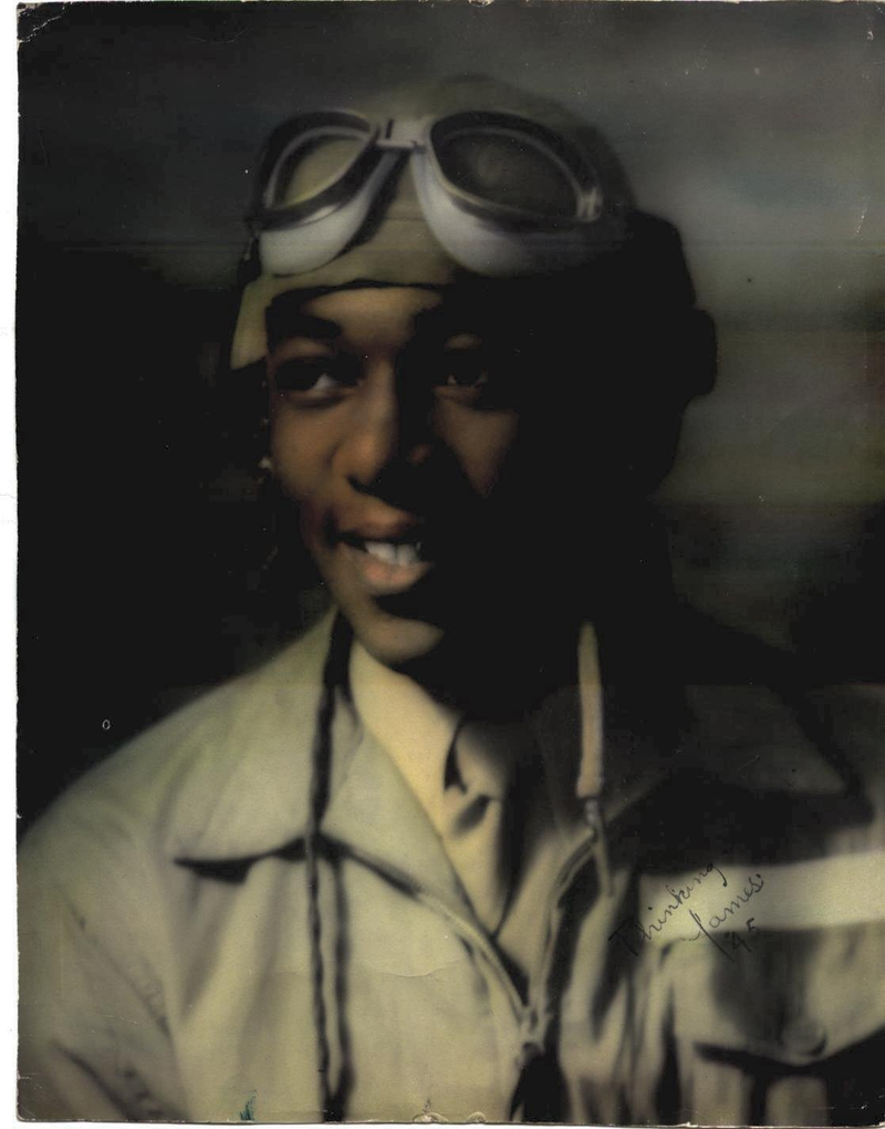Jim Barbour as a young cadet in the US Army Air Corps